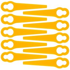 Set de 10 lame din plastic PolyCUT - lame de schimb compatibile pentru trimmere