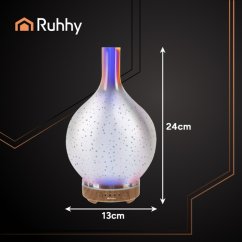 Ultrahangos párásító és aroma diffúzor LED világítással