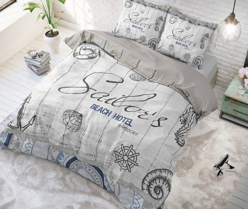 Krásne posteľné obliečky s motívom mora 200 x 220 cm