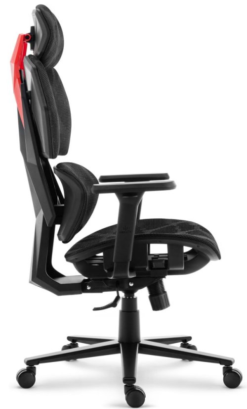 Ergonomická textilní otočná kancelářská židle - HC-1010 BLACK