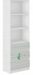 Portagiochi per bambini con drago da favola 180x33x60 cm
