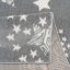 Tappeto originale grigio per bambini STARS