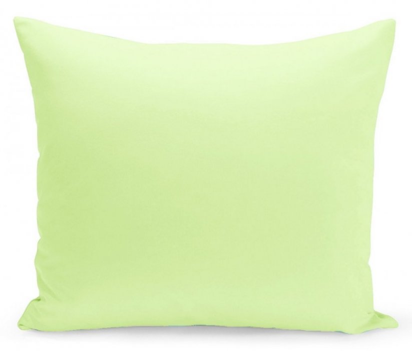 Față de pernă de o singură culoare în verde deschis - Mărimea pernei: 45x45 cm