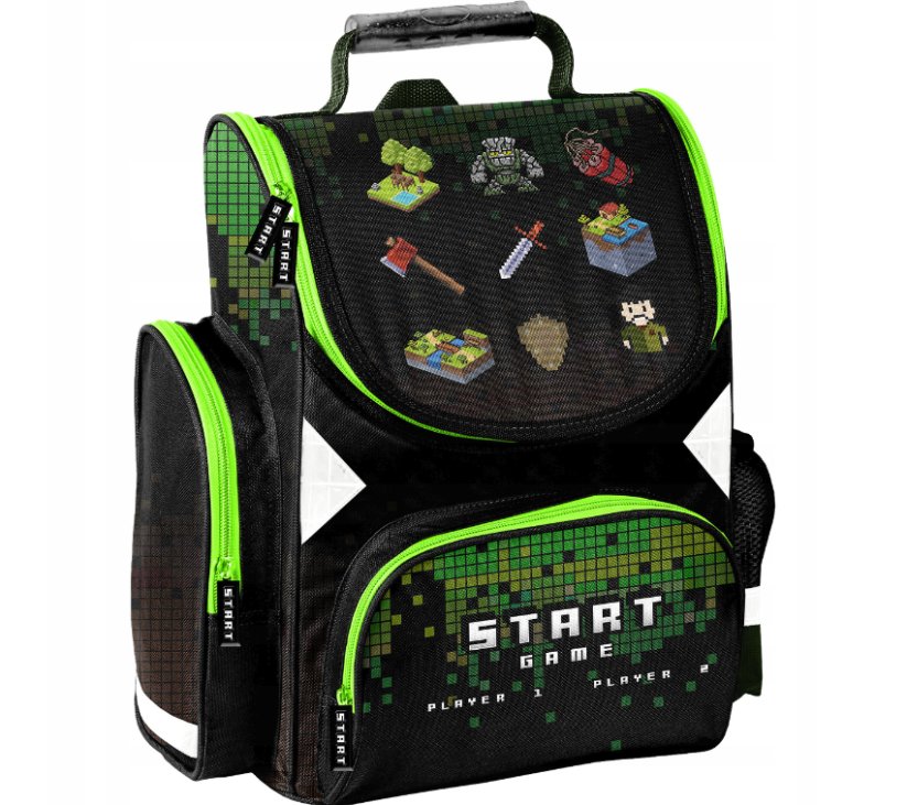 Set școlar în 4 părți pentru băiatul fan Minecraft