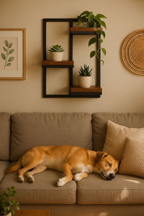 Závěsná police na květiny - 3 police