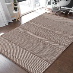 PATIO 12 , hnědý venkovní koberec na terasu s jemným vzorem