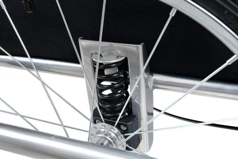 2-miestny príves za bicykel s tlmičom + JOGGER čierny