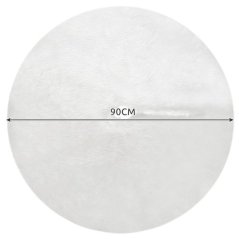 Chlpatý koberec pod vianočný stromček 90 cm