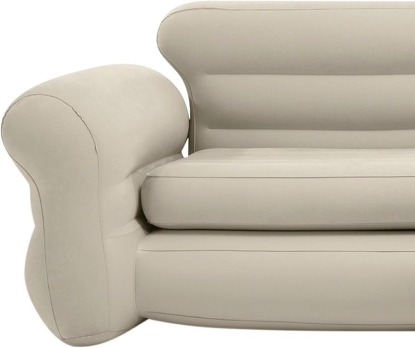 Nafukovací rohová pohovka INTEX 68575 - pro 4 osoby, 257 x 203 x 76 cm