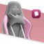 Herní židle Rainbow Pink Gray Mesh