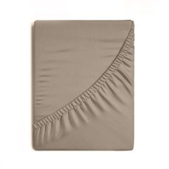 Cearșaf elastic bej SOFT – husă de saltea cu elastic