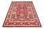 Krásný červený koberec ve stylu vintage