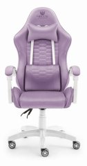 Herné kreslo HC-1000 Purple - zamatová látka