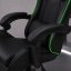 Gaming-Stuhl mit LED-Beleuchtung, Fußstütze und Fernbedienung – 6 Beleuchtungsfarben