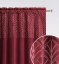 Bordový zatemňujúci záves s elegantným vzorom na riasiacu pásku 140x280 cm Bordový zatemňujúci záves s elegantným vzorom na riasiacu pásku 140x280 cm