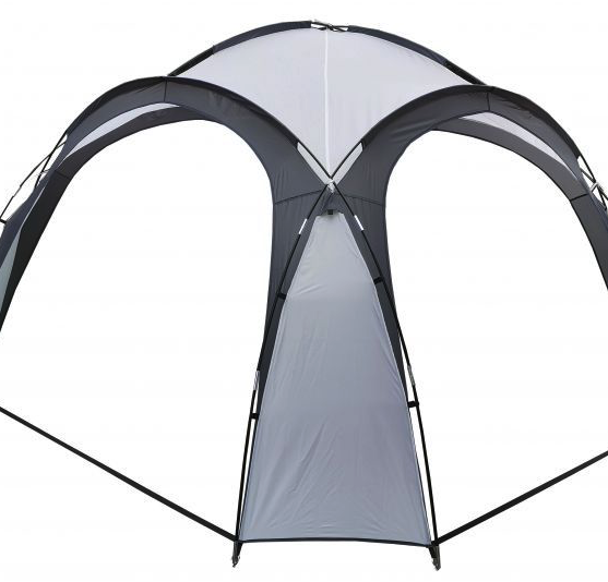 Pavilónový stan na záhradný piknik 3,5 x 3,5 m sivý