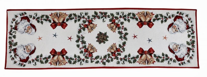 Božićni goblen stolnjak - gazište Santa 40x180 cm