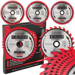 Komplet listov za žago za les 255 mm 30 mm - 5 kosov