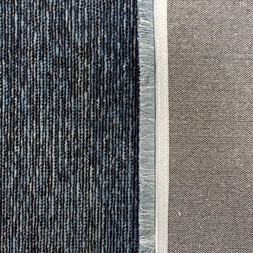 Висококачествен син килим за всекидневна