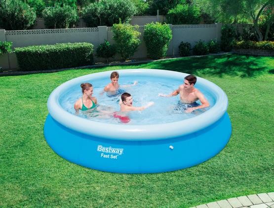Zahradní bazén s pevným okrajem bez filtrace 366 x 76 cm