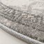 Kulatý koberec se vzorem mandaly šedé barvy