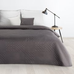 Designer ágytakaró Boni sötétszürke