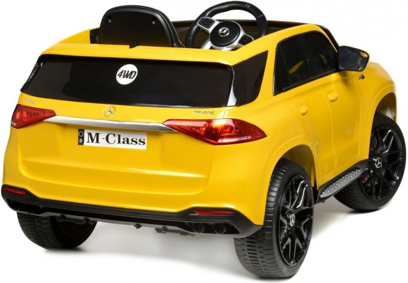 Auto elettrica per bambini Mercedes-Benz W166 giallo