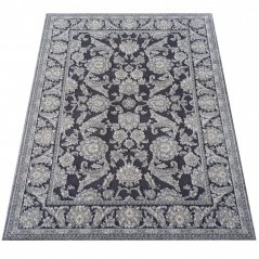 Moderner Teppich mit cremefarbenem Muster