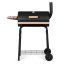 Gartengrill mit Schornstein und eingebautem Thermometer