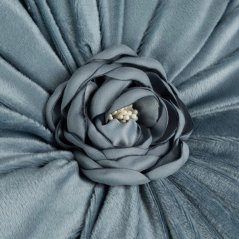Žametna okrasna blazina v obliki rože - 40 cm