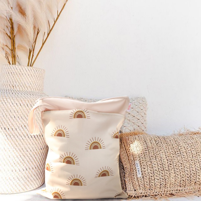 Nepremokavá taška do kočíka a škôlky 30x40 cm – vzor líška