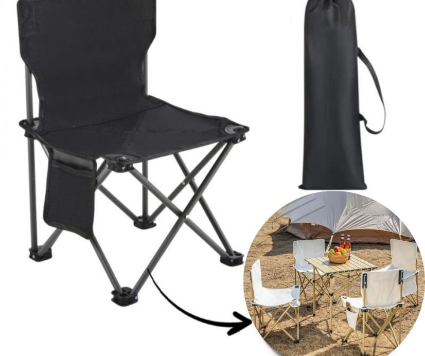 Klappbarer Angelstuhl mit Aufbewahrungstasche
