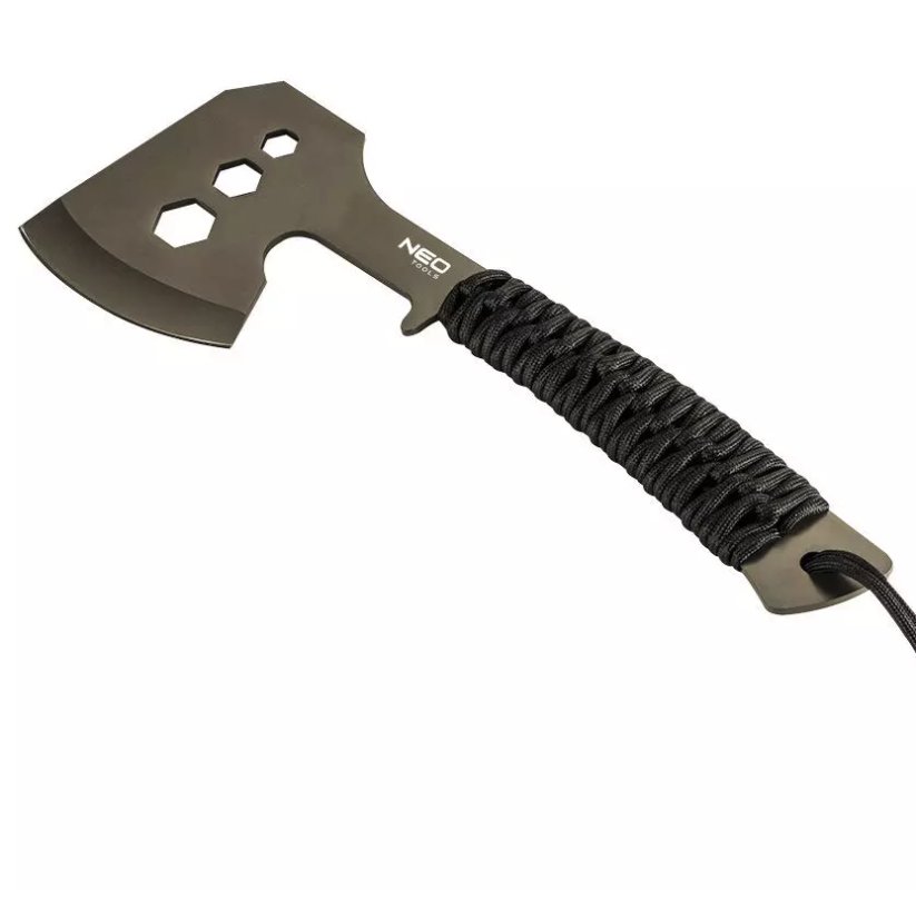 Ascia da campeggio multifunzionale da 26 cm con fodero