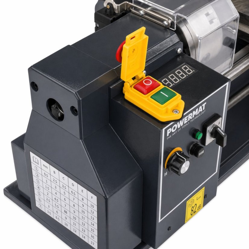 Mini sústruh na kov 550 W, 2500 ot./min, 180 mm