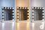 Stolní LED kosmetické zrcátko s nastavitelným osvětlením – 50 x 40 cm