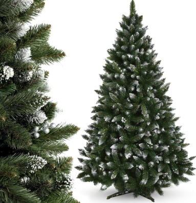 Hó karácsonyfa hófával 220 cm