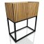 Schöne natürliche Eiche Furnier Pflanzer LOFT FIORINO 42X22X50 cm