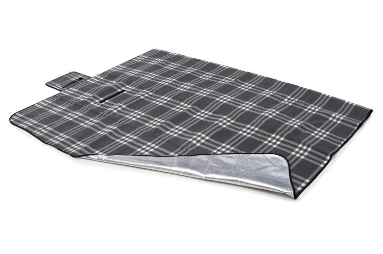 Сиво одеяло за пикник 200x220 cm
