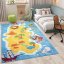 Covor pentru copii FLANNEL - insula pirat - Dimensiunea covorului: Lăţime: 120 cm | Lungime: 170 cm