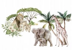 Adesivo murale Safari esotico