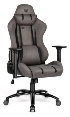 Sedia da gioco ergonomica HC-1013 - rivestimento in tessuto grigio di alta qualità
