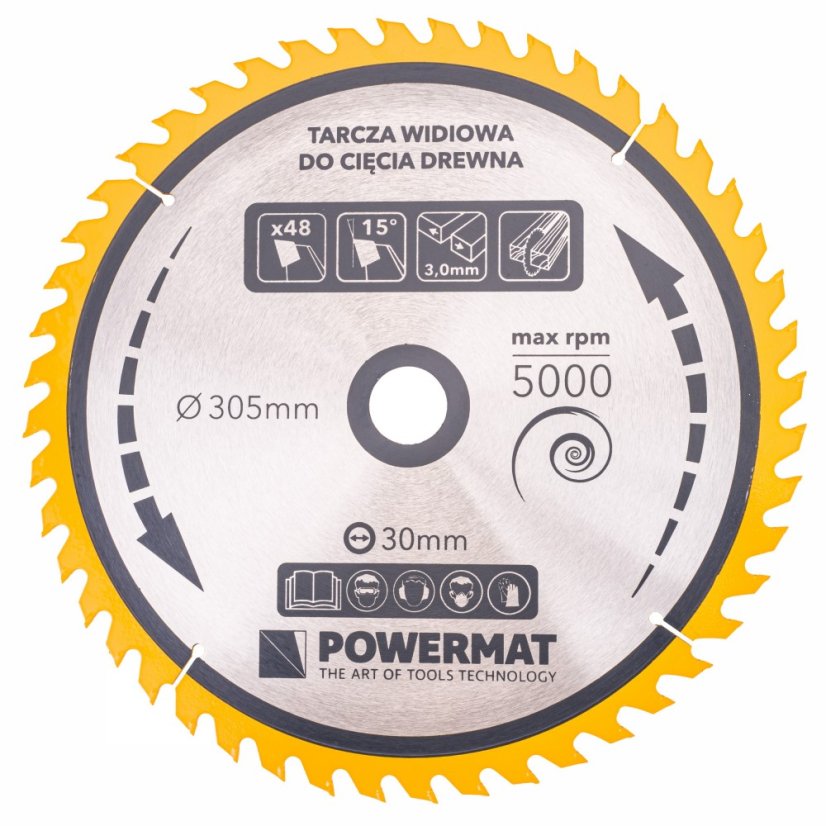 Pânza de ferăstrău cu furcă 305x30 48z TDD-305x30x48Z