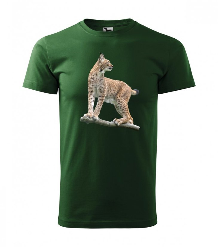 Eredeti vadászpóló hiúz motívummal