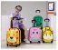 Детски куфар за пътуване 3D с жираф 29 л