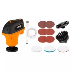 Mini lucidatrice multifunzione con accessori USB-C 4V
