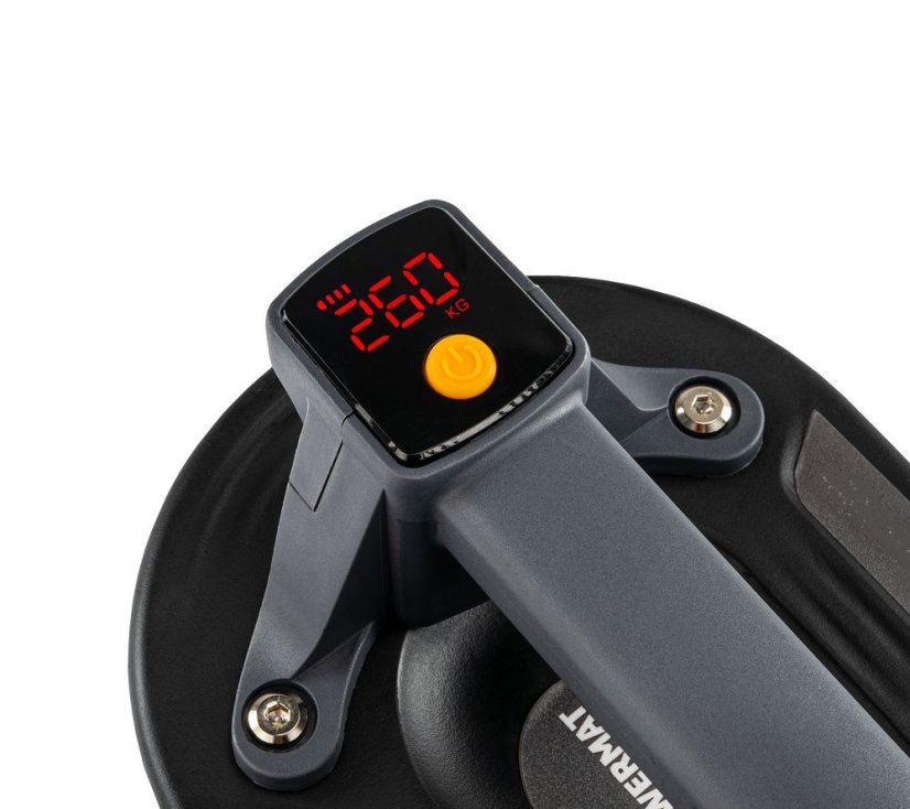 Batériová vákuová prísavka 260 kg PM-PPS-260M - LCD, 200 mm