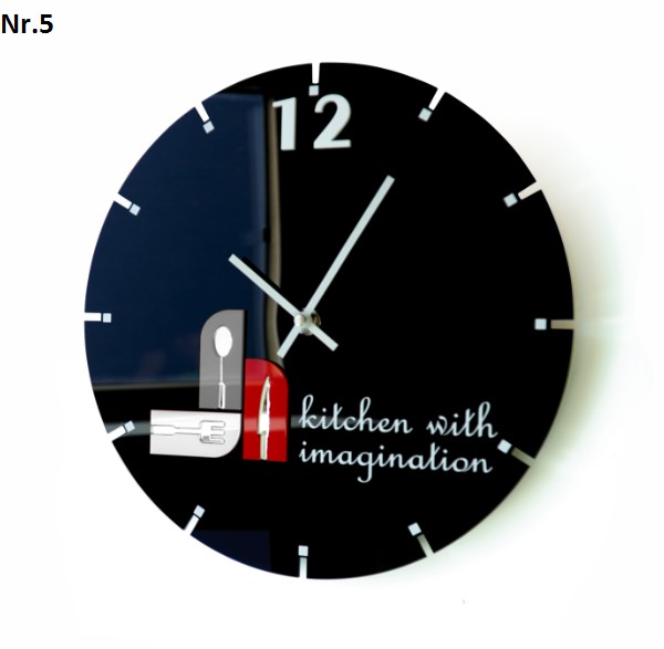 Csendes működésű konyhai falióra