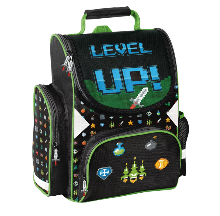 3-részes iskolai készlet fiúknak LEVEL UP !