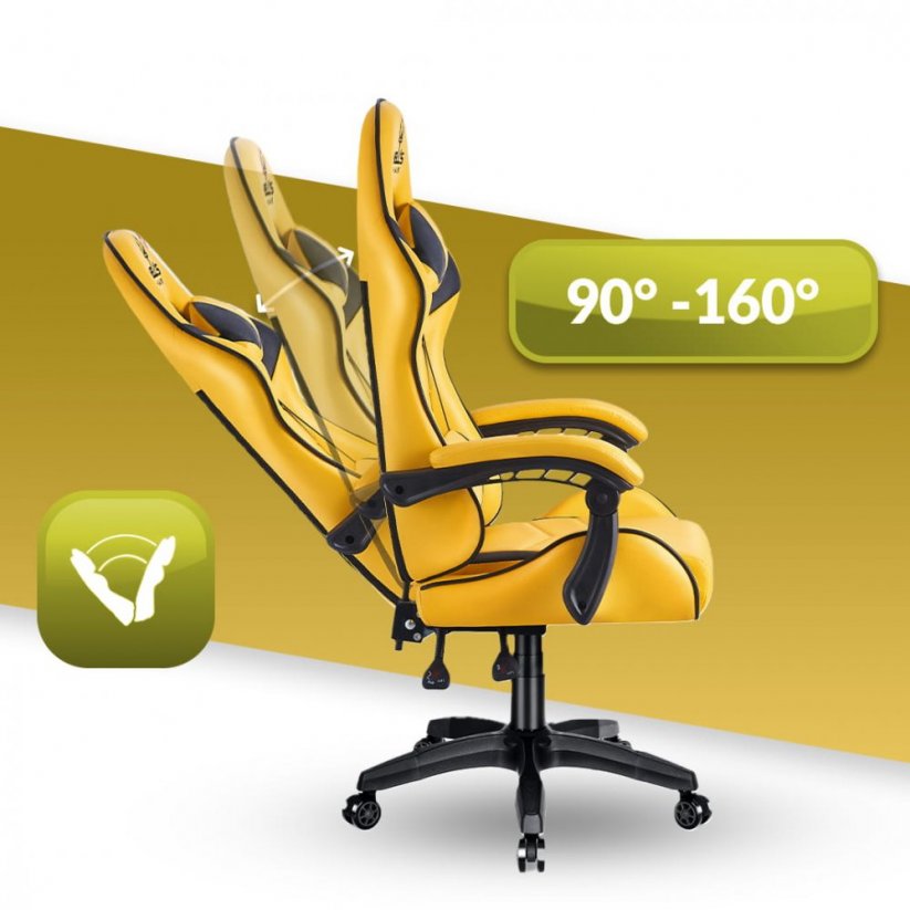 Játékos szék HC-1007 Yellow 