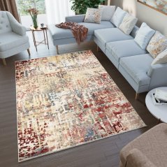Перфектният килим със стилен абстрактен модел